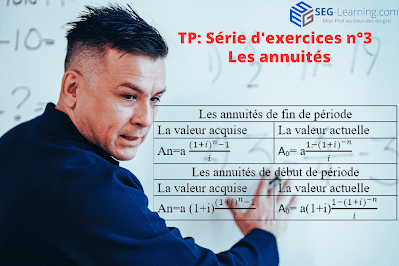 Les annuités [Exercices]