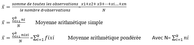 Les Paramètres De Tendance Centrale 9821